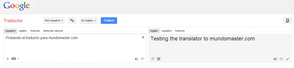 Traductor de Google